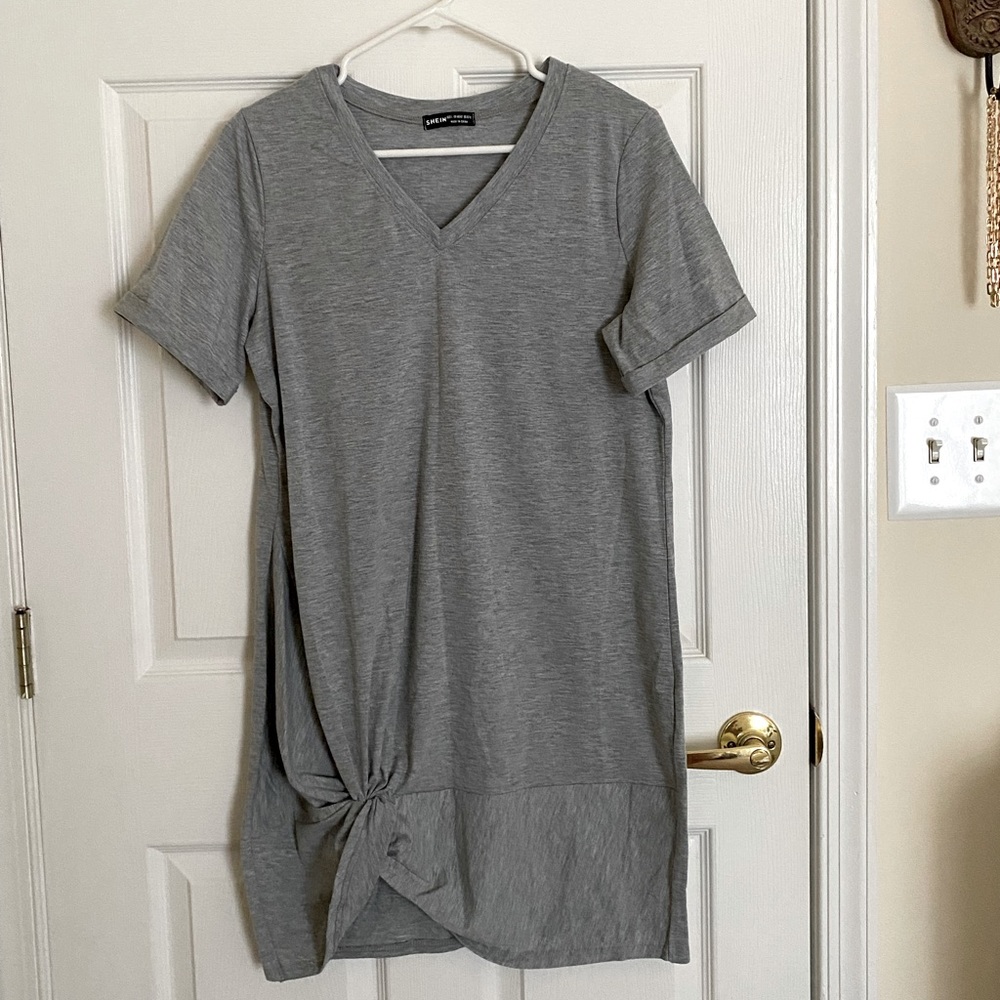 SHEIN Side Knot Dress